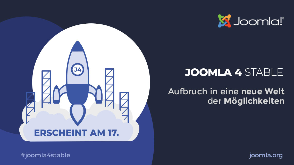 Happy Birthday Joomla! - am 17. August erscheint Joomla 4.0
