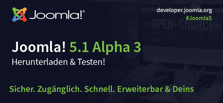 Joomla 5.1 Alpha3 - Testen erwünscht