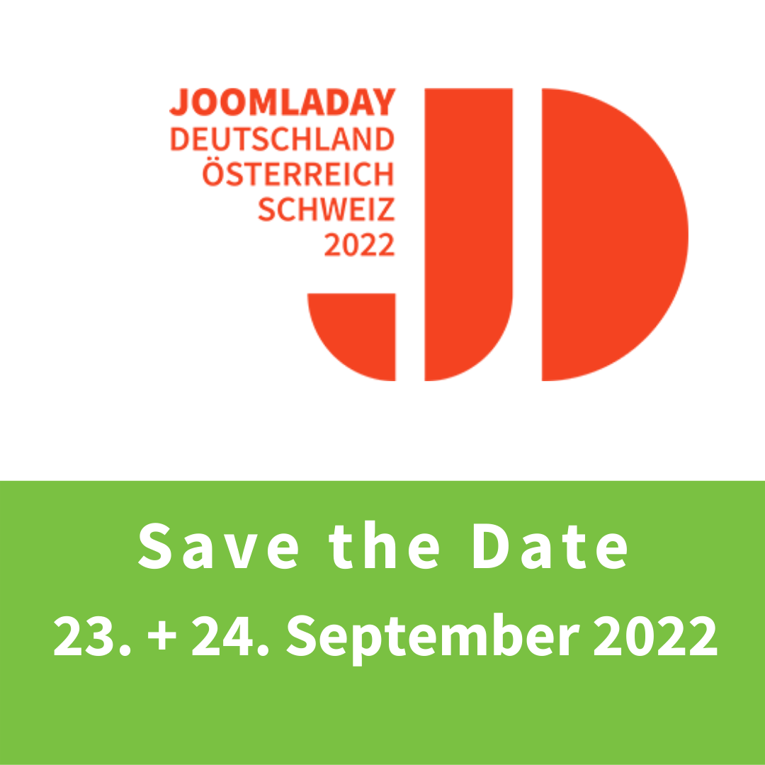 JoomlaDay D-A-CH 2022 - am 23. / 24. September 2022